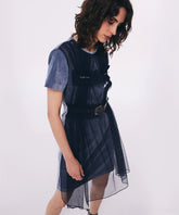 TULLE MIX VELVET DRESS